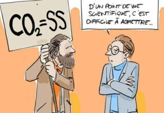 Dessin avec CO2= SS "d'un point de vue scientifique, c'est difficile à admettre..."