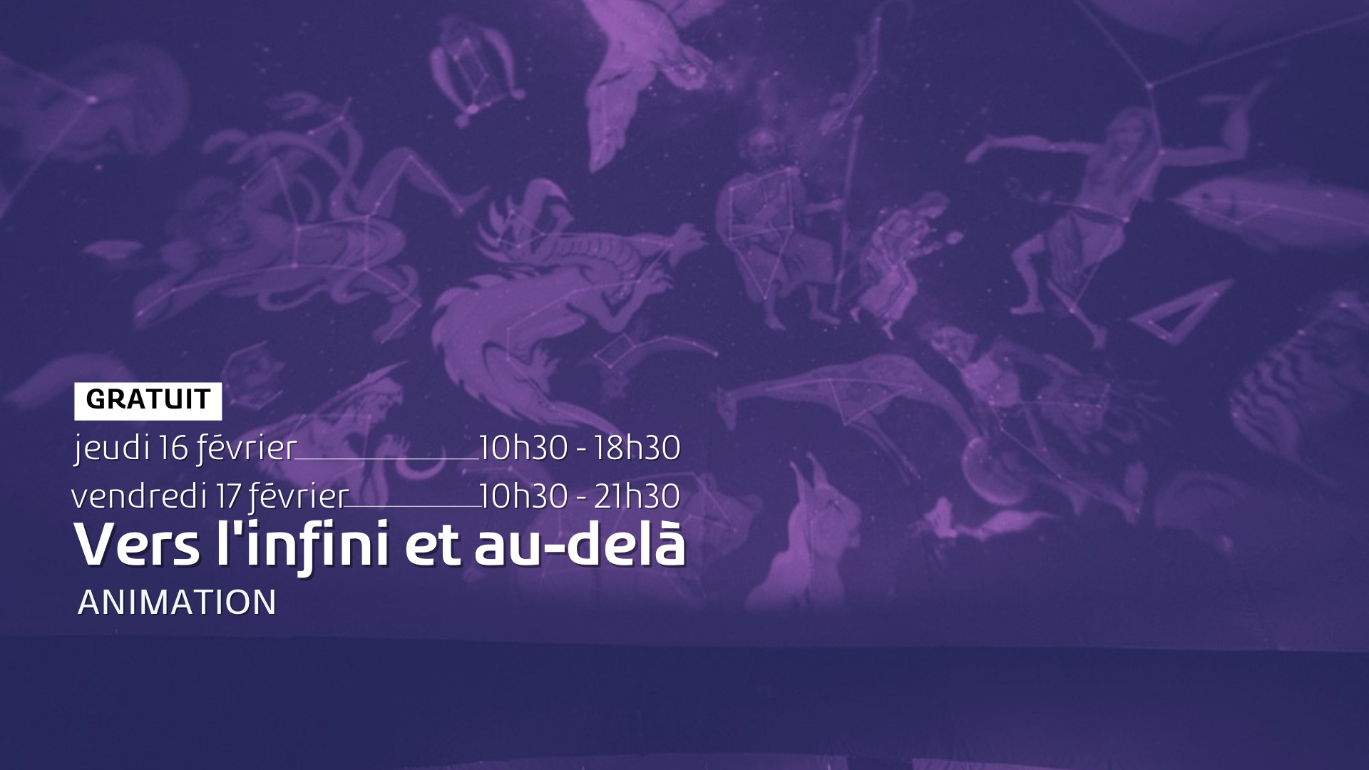 Vers l'infini et au-delà